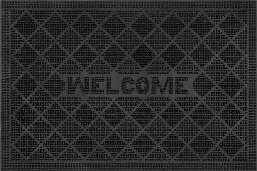 Eingangsmatte aus Gummi mit dem Wort Welcome 40x60 cm