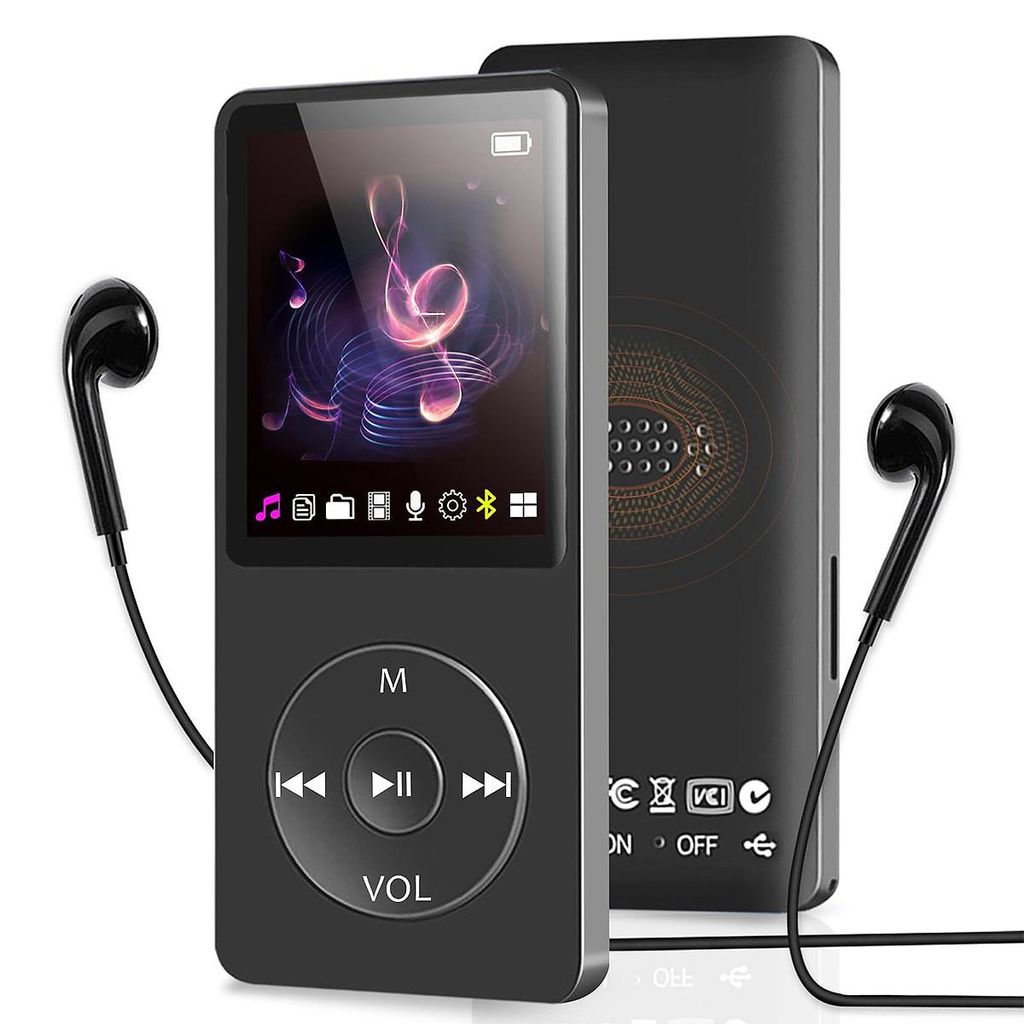 Bluetooth MP3 Player 32GB, tragbarer Musik Player mit Produktbild 