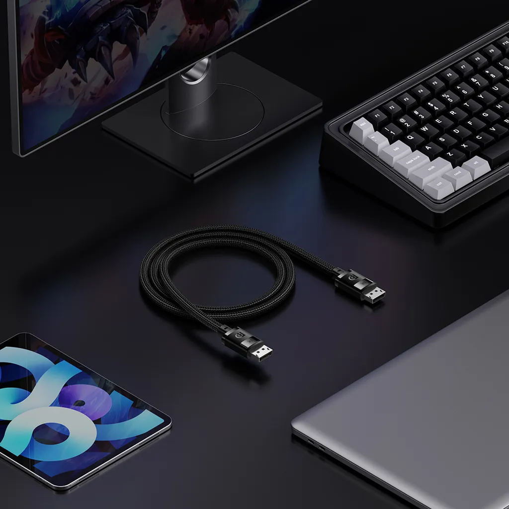 Cavo DisplayPort 8K Baseus 2m | Gaming 240Hz & HDR10 | DP 1.4 High Def - 15