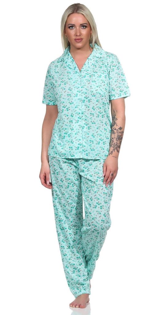 Damen Bekleidung Nachtwäsche Schlafanzüge Ringella Pyjama in Grün 