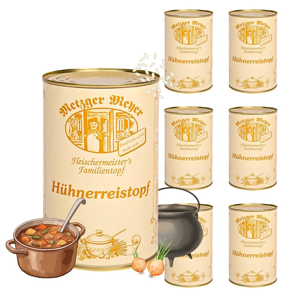 Metzger Meyer Hühnerreistopf 6 x 1200ml Produktbild 
