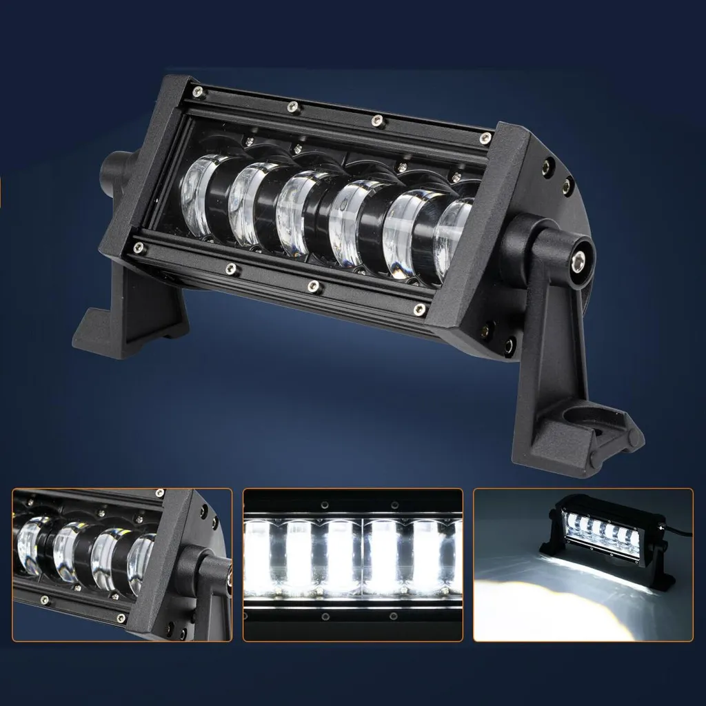 Rampe Lumineuse LED Double Faisceau 27cm pour 4x4 et Camion 12V-24V 48W