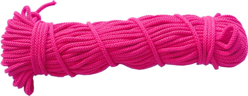 Ø 6 mm x 100 m Baumwollkordel Kordel Baumwolle 100 % Baumwollschnur Pink Ø 6 mm