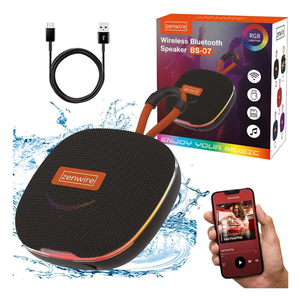 Enceinte Bluetooth - petite - portable - sans fil Boombox - Image du produit 