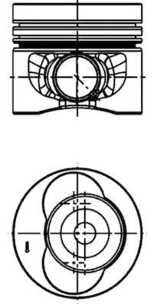 Piston haute résistance 40683620 Kolbenschmidt pour Laguna 2.0 dCi
