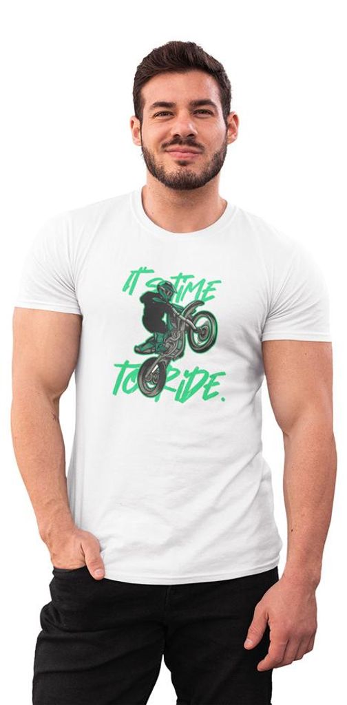 D&B Uni Polo ST00168 Ride Weiß-Größe 2XL