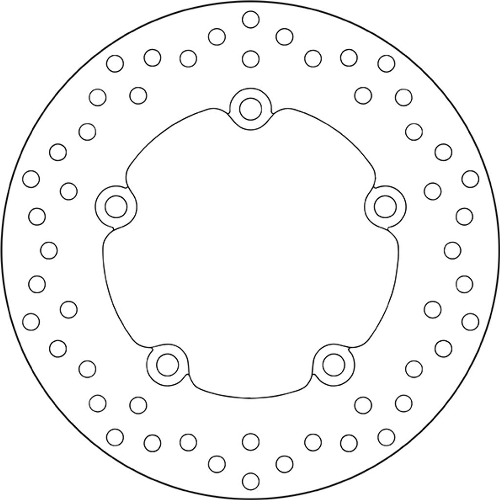 BREMBO Serie Oro rund starr Bremsscheibe