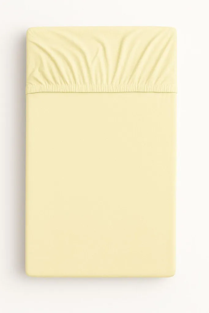 Lenzuolo Lettino 120x60 Cotone Traspirante Crema | Qualità Artigianale