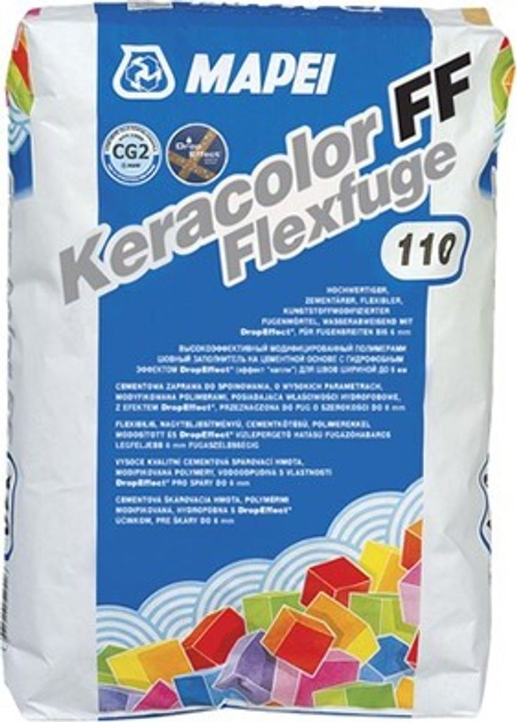 Mapei Keracolor FF malta per giunti grigio 5 kg Immagine del prodotto 