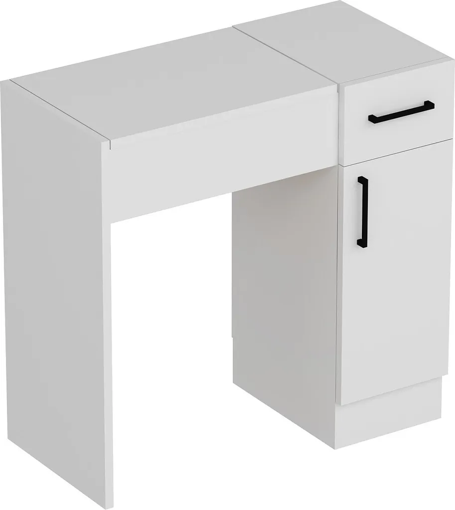 Table de Maquillage Blanche Inci Skye Decor pour Chambre d'Adulte