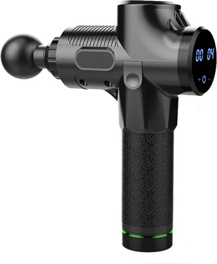 Pistolet de massage INF Noir contre les douleurs et raideurs musculaires