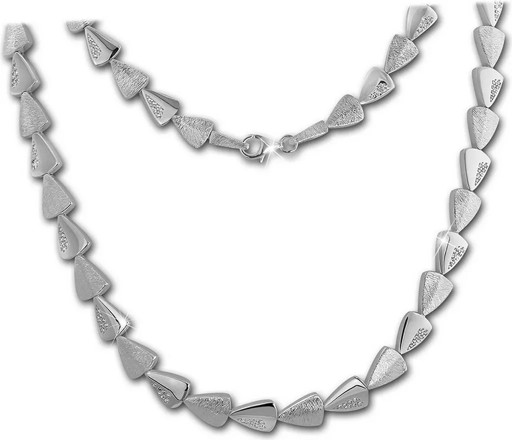 Collier Argent 925 Femme Anti-Allergique Design Triangle SilberDream Chic