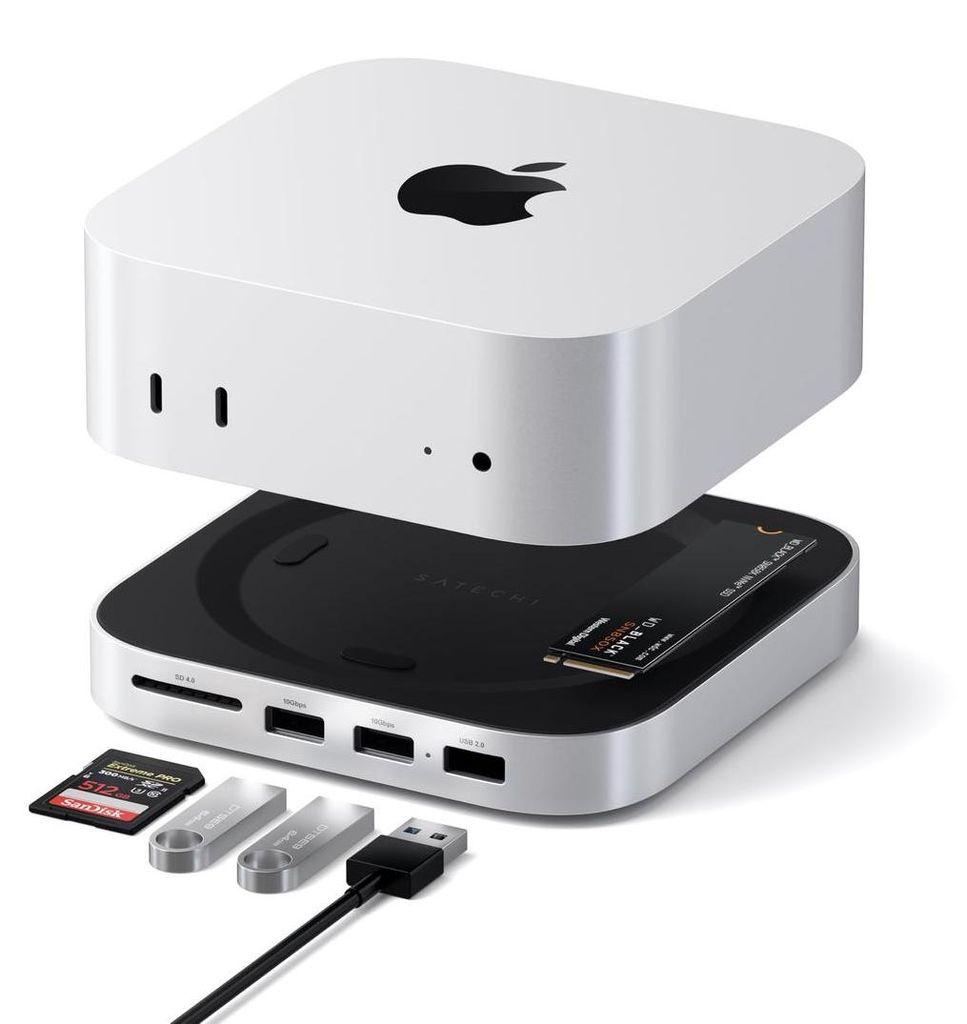 Satechi, docking station per Mac Mini 2024 con hub USB-C e Immagine del prodotto 