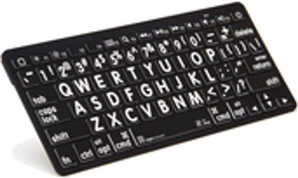 Logickeyboard LKB-LPWB-BTON-EN Mini Clavier Sans Fil Bluetooth Noir