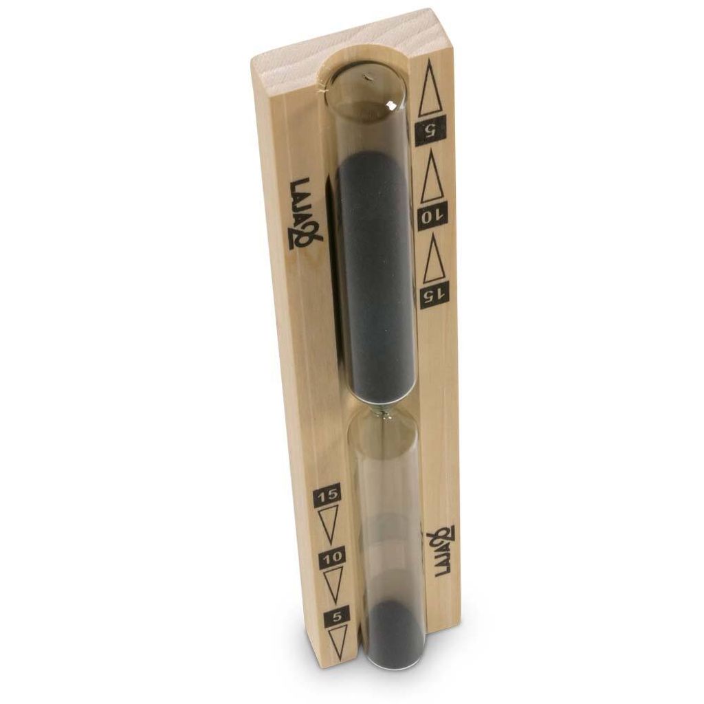 LaJa26 Sauna Sanduhr ''Small'' schwarzer Sand