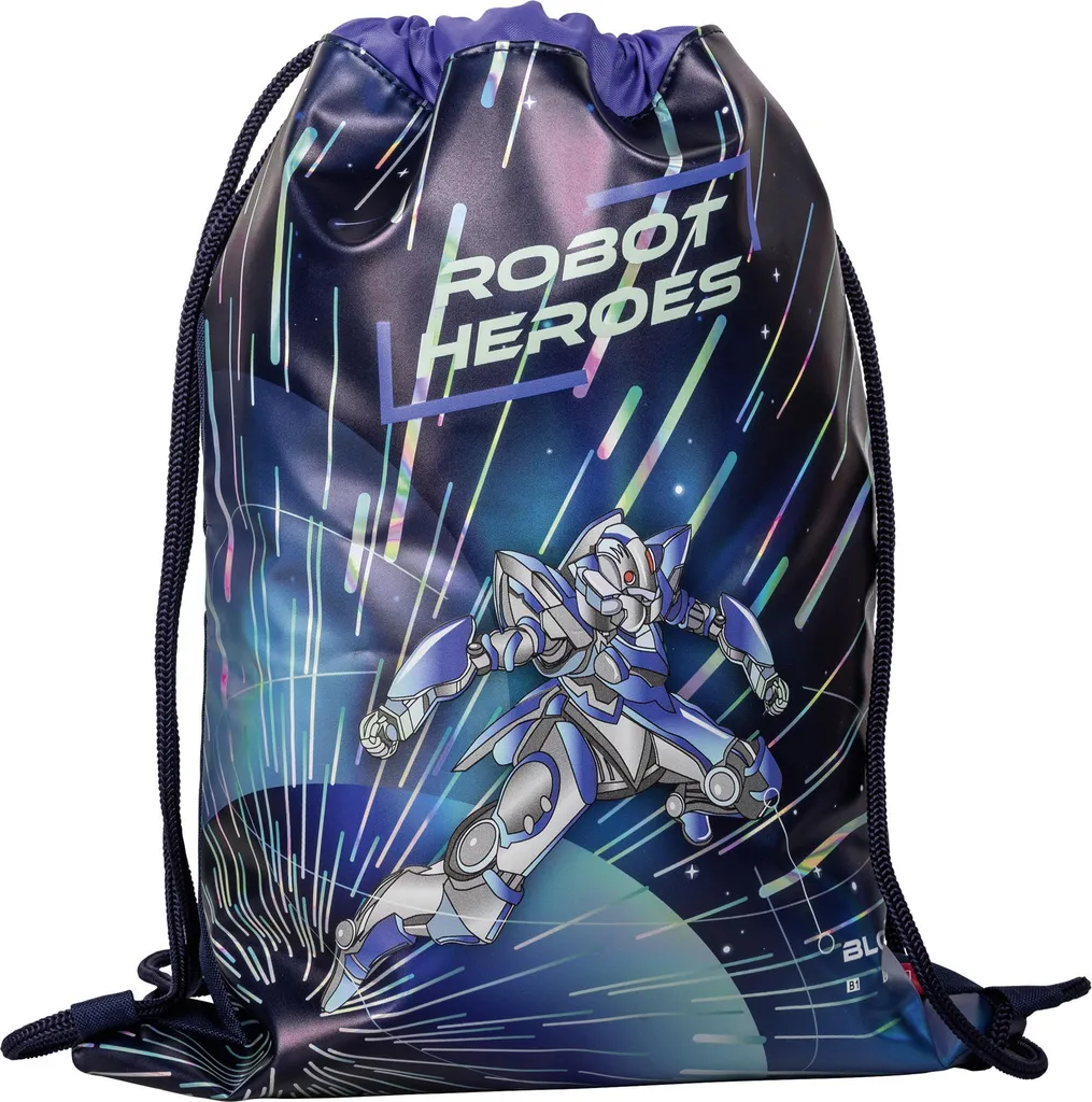 Maillot de sport enfant Robot Heroes Dunkelblau/Lilac pour l'EPS et club