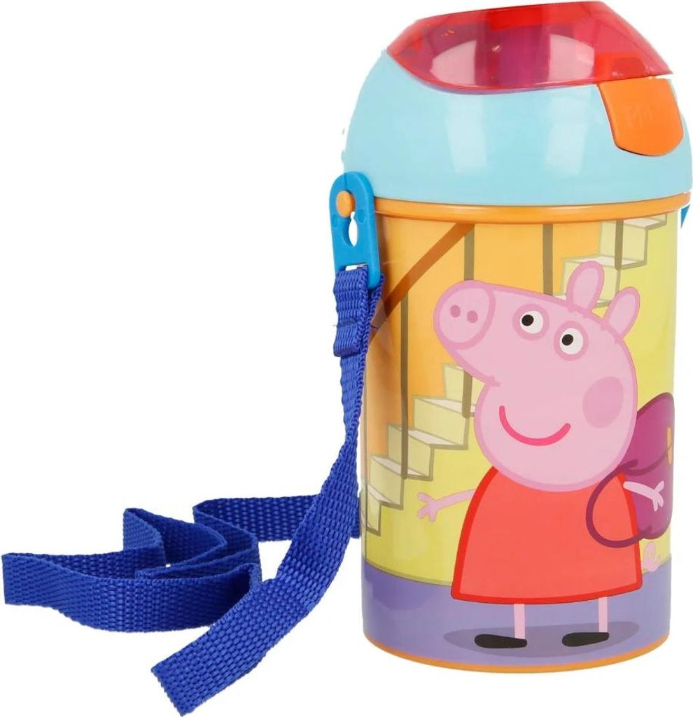 Peppa Pig Wutz Sportflasche Wasserflasche Trinkflasche Flasche 450 ml