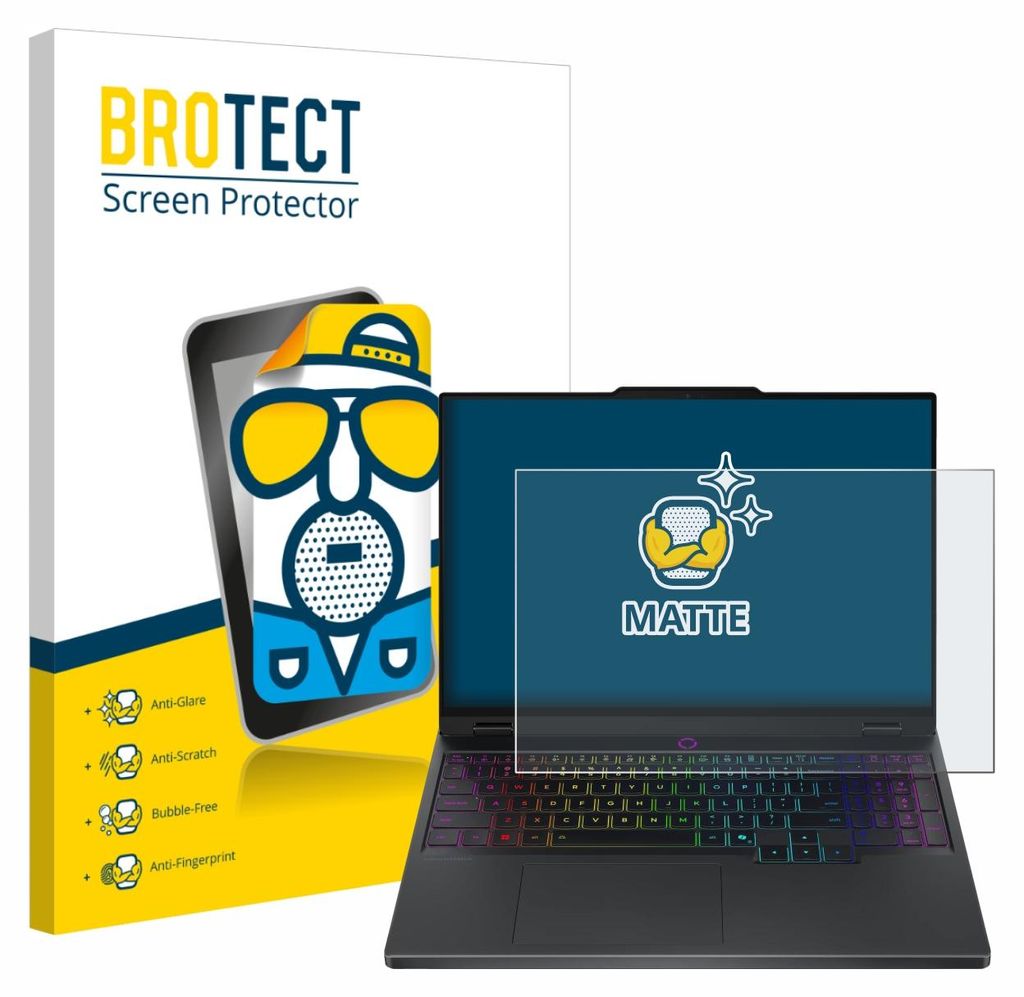 BROTECT Schutzfolie für Lenovo Legion 5 15IRX10 PF9XB5828034 Displayschutz Displayschutzfolie Folie Matt Entspiegelungsfolie
