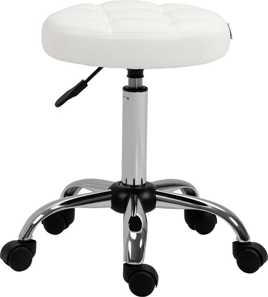 Homcom, obrotowy stołek z regulacją wysokości, 51-67 cm, Zdjęcie produktu 