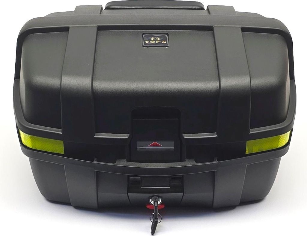 TopX MOTORRAD-TOPCASE 47L RÜCKENLEHNENPLATTE FÜR 2 HELME NEU 2025