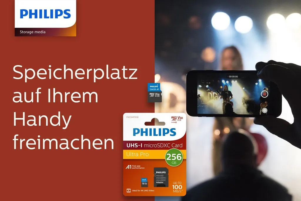 Philips Ultra Pro 256 GB - Scheda MicroSDXC Affidabile con Adattatore - 8