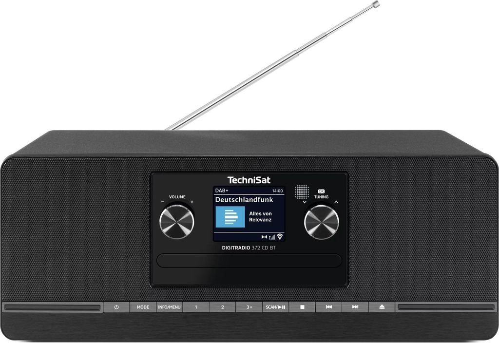 Technisat DigitRadio 372 CD BT, nero Immagine del prodotto 