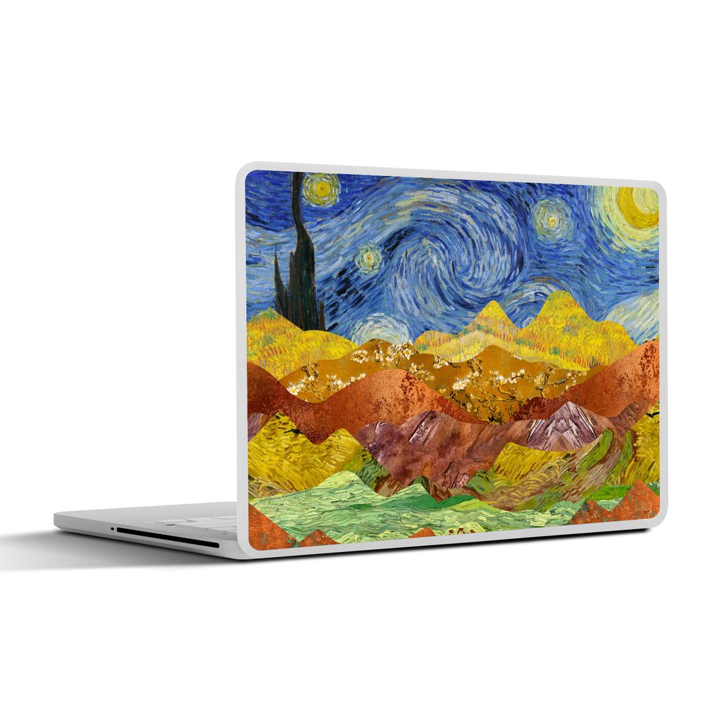 MuchoWow Laptop Aufkleber Sticker Cover Van Gogh - Alte Meister - Malerei 36.5x27.5 cm - Laptop-Sticker