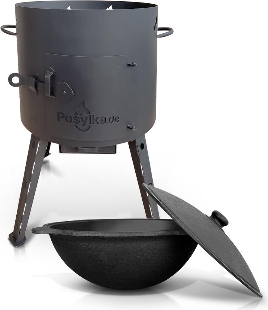 Set - Feuerofen - KazanoFF, für usbekischen Kasan 12 Liter, Produktbild 
