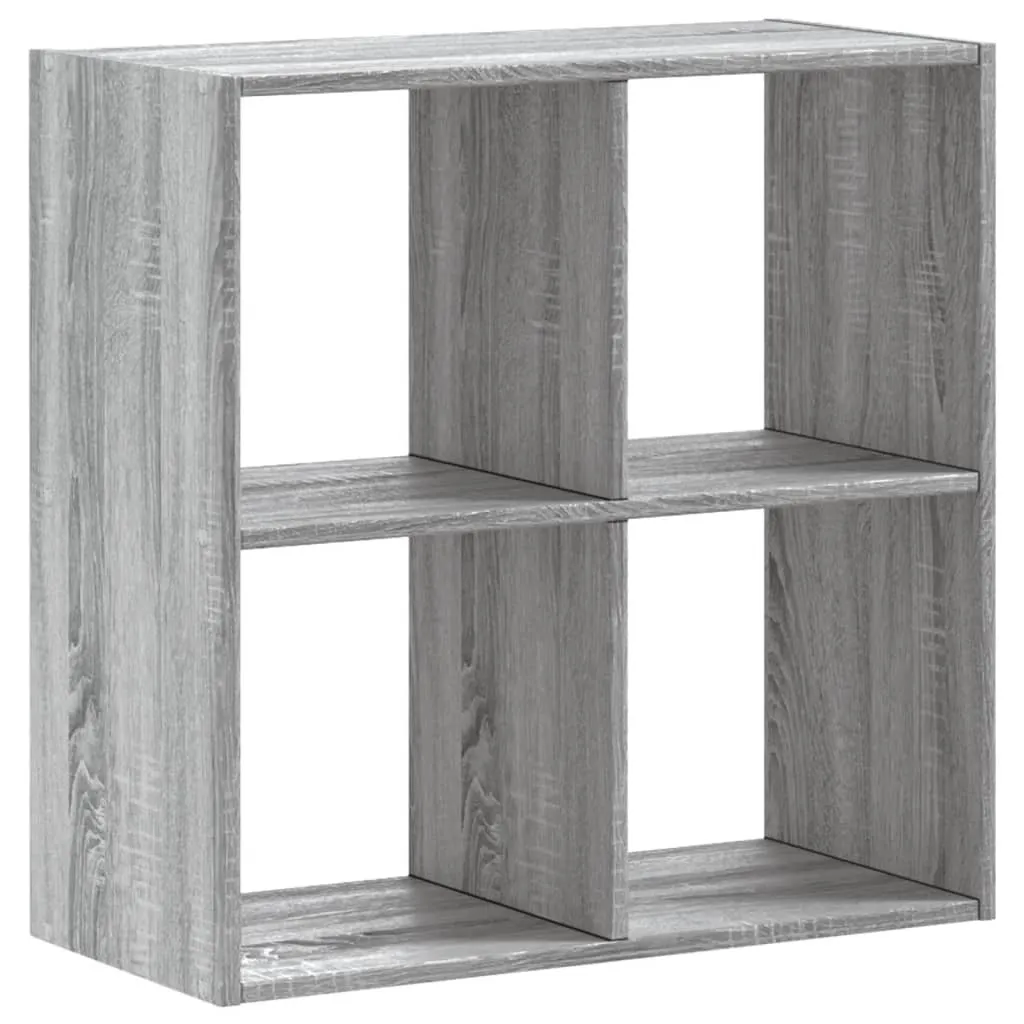 SYFAX™ Libreria Grigio Sonoma 68,5x32x68,5 cm | Scaffale Legno Multistrato