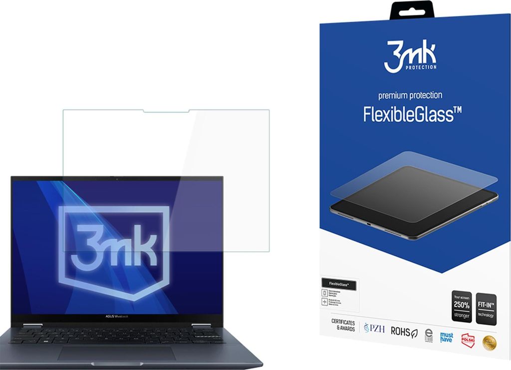 3mk Display Hybridglas FlexibleGlass für Asus Vivobook S 14 Flip TP3402 0,3mm 7H