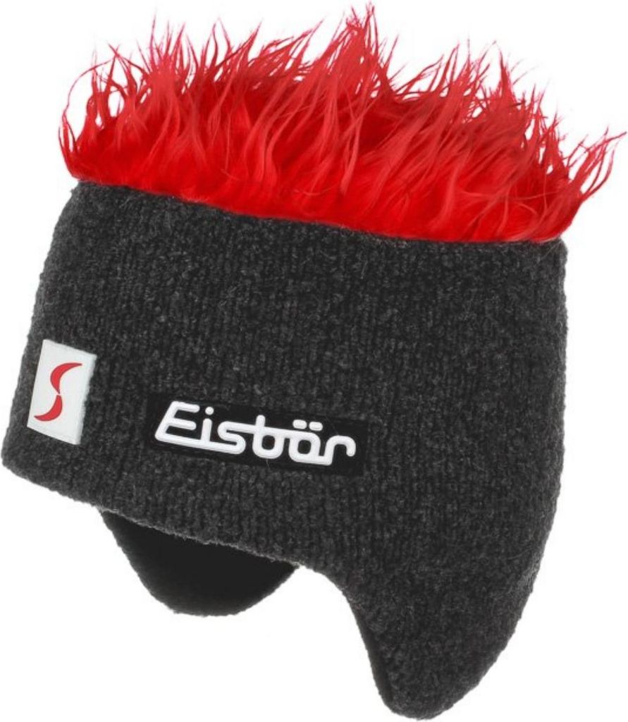 Eisbär Mütze Herren und Damen Cocker Mü SP Skimütze, Größe:One Size, Farbe:Rot