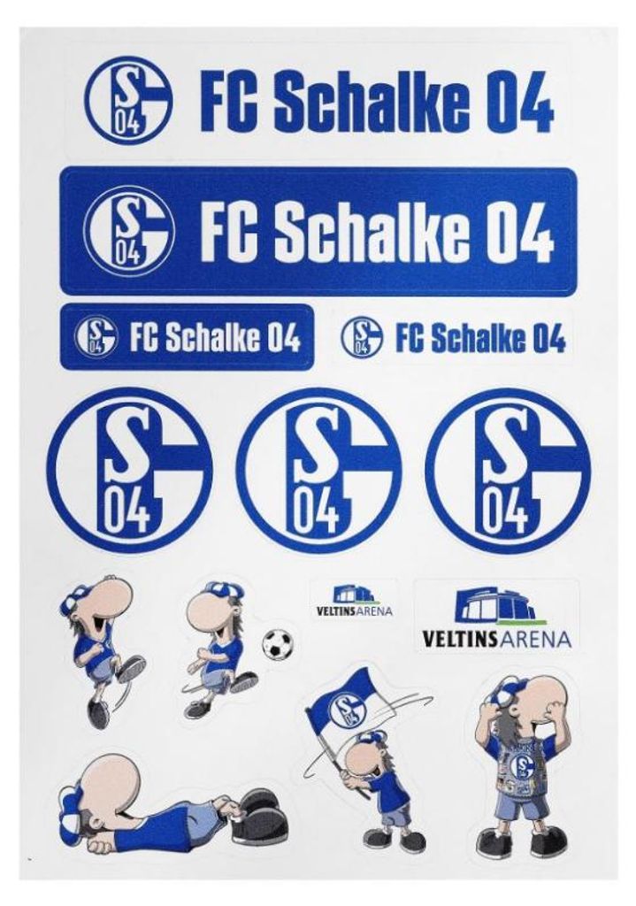 FC Schalke 04 Aufkleber-Bogen A5 Produktbild 