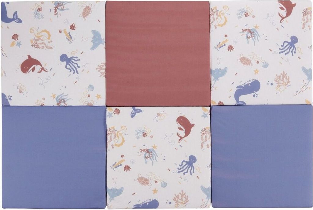 Tineo Tresors de l'Ocean 5in1 Spielmatte, Multifunktional, 120x180x5 cm, Maxi Format, Evolutiv