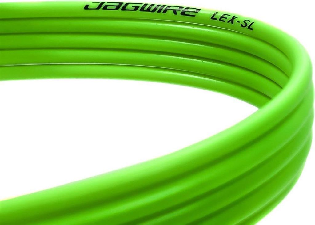 1 Meter JAGWIRE Schaltzug Aussen Hülle Bowdenzug LEX-SL Slick Lube Neon Grün