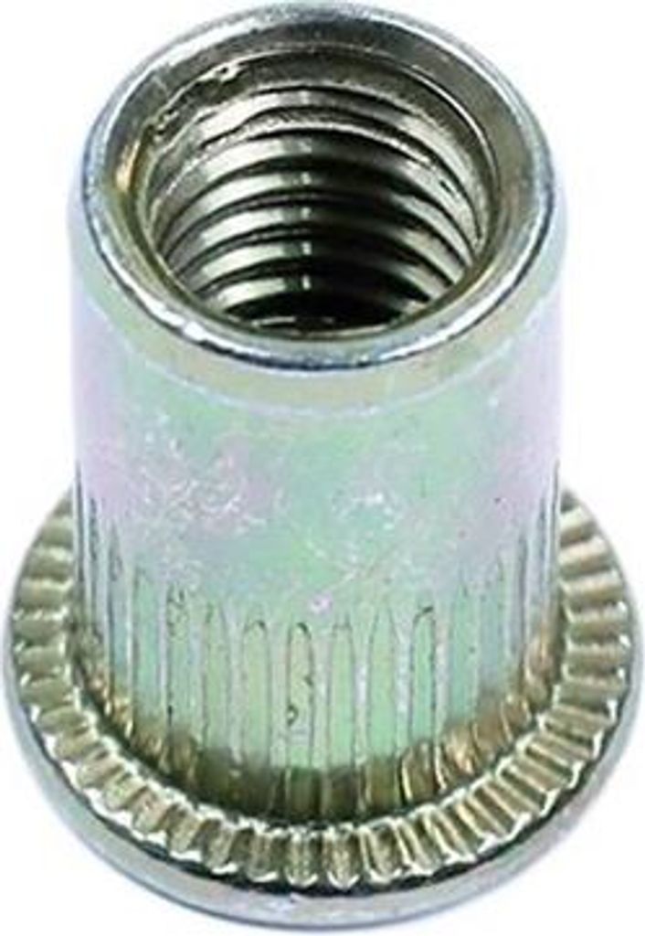 20x Einpressmutter M10x19,7mm Stahlnietmutter Kopfeinsetzmutter Blindnietmutter