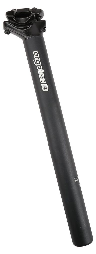 Ergotec Atar 2 Sattelstütze Ø 30,9 mm 350 mm Schwarz - Aluminium-Patent mit 2...
