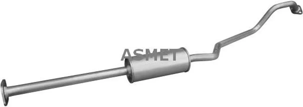 Silencieux central pour Nissan Almera - Échappement ASMET 14036 de Qualité