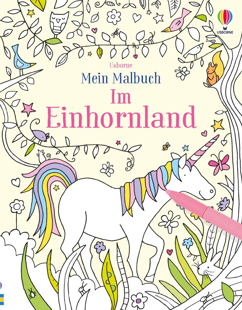 Mein Malbuch: Im Einhornland: Ausmalspaß mit Einhörnern – ab 4 Jahren