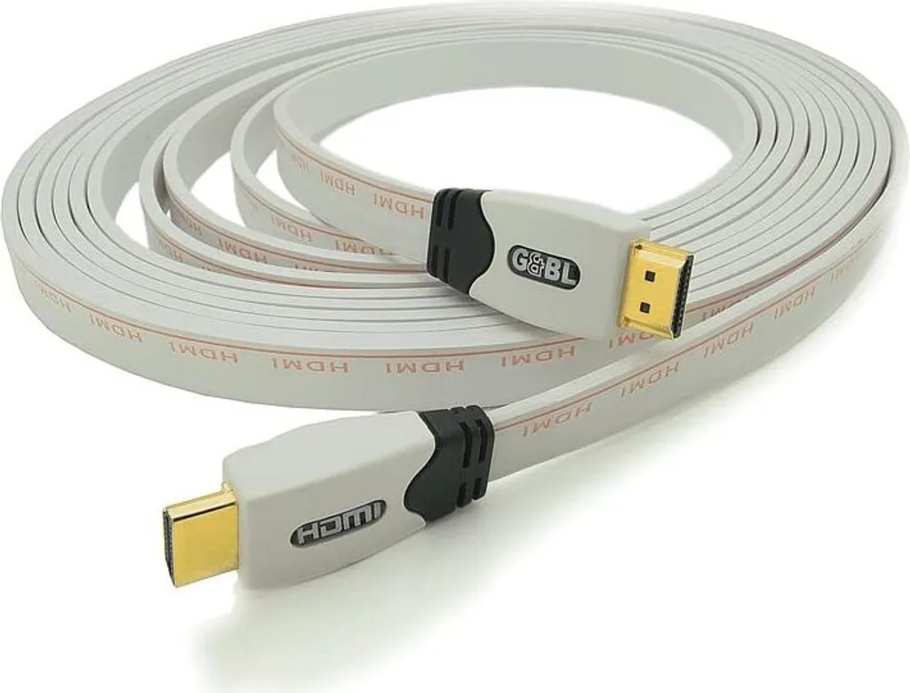 Câble HDMI G&BL 10 mètres - Blindage triple et connecteurs plaqués or