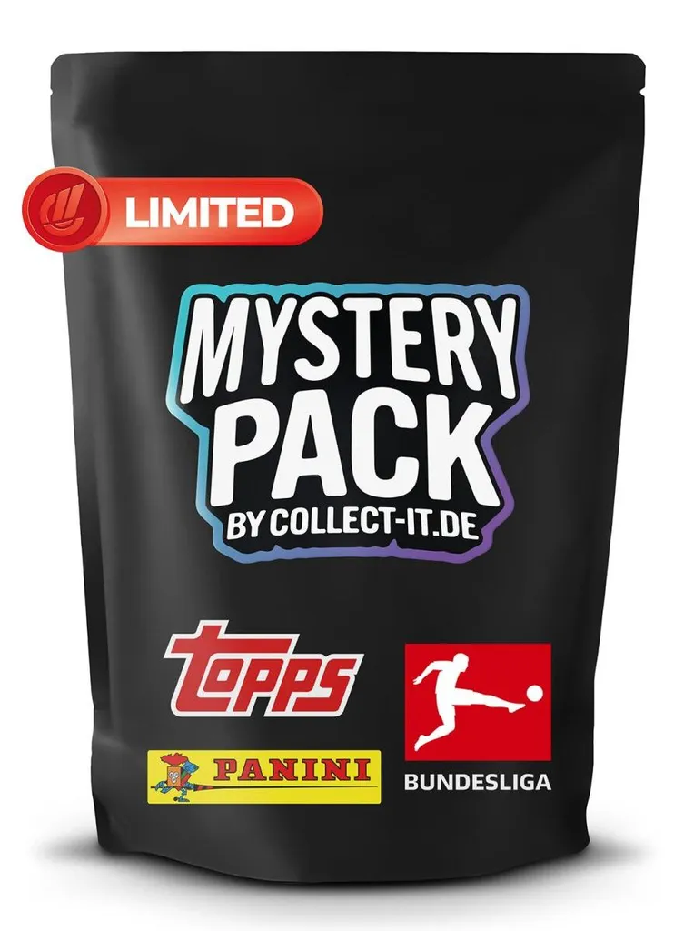Pack Mystère Football Bundesliga : 5 Cartes Numérotées Hobby Edition