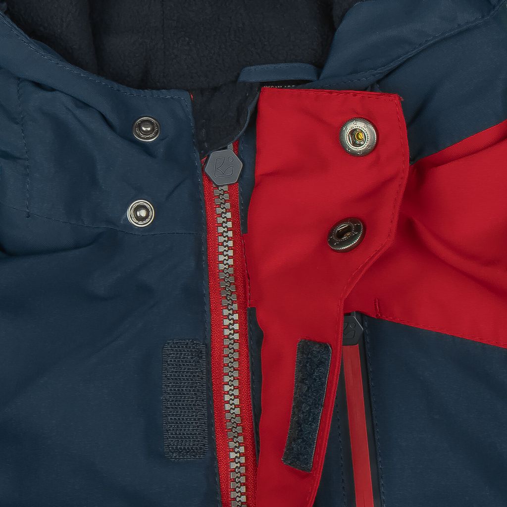 Kinder Skianzug blau/rot Overall Einteiler Gr. 116 Produktbild 6