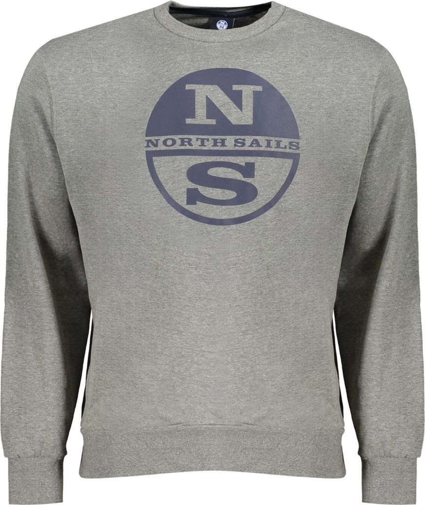 Gebürstetes Logo Sweatshirt Rundhals North Sails : Größe - L Größe: L