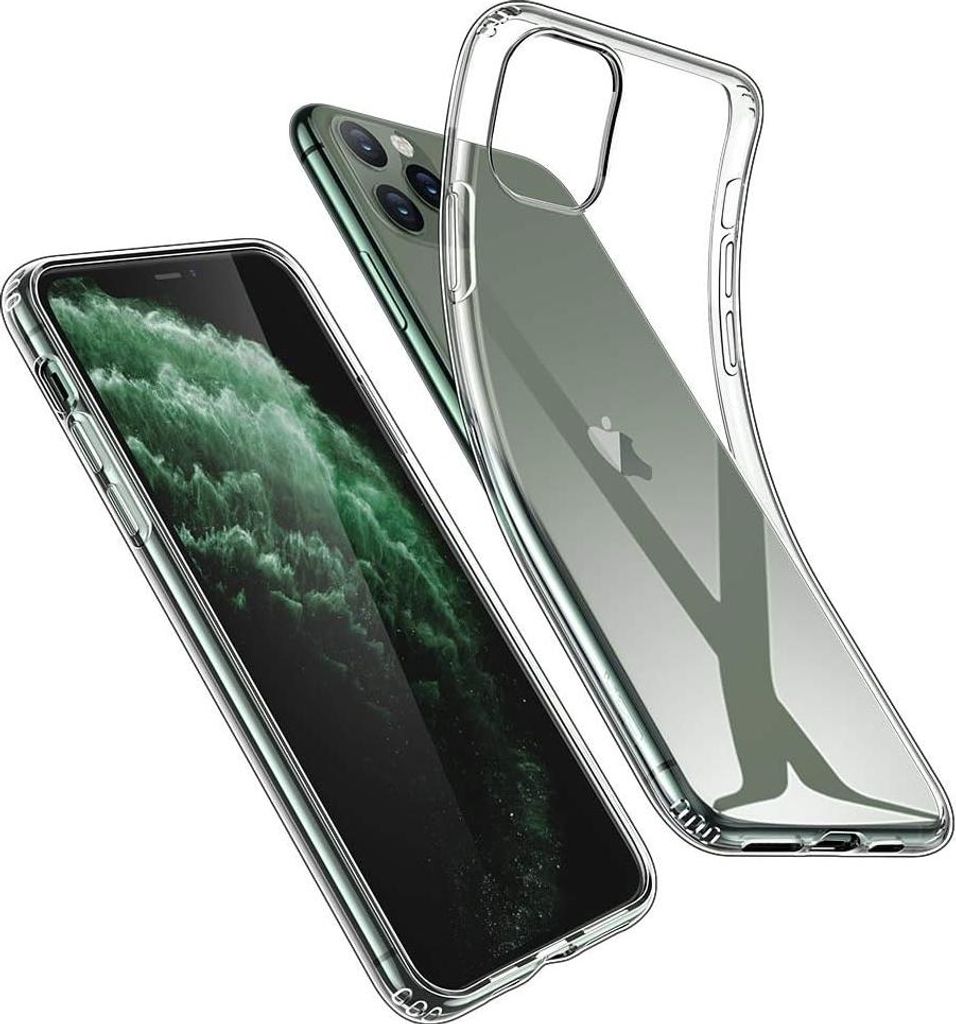 Hülle für Apple iPhone 11 Pro Hülle transparente Silikonrückseite A2160