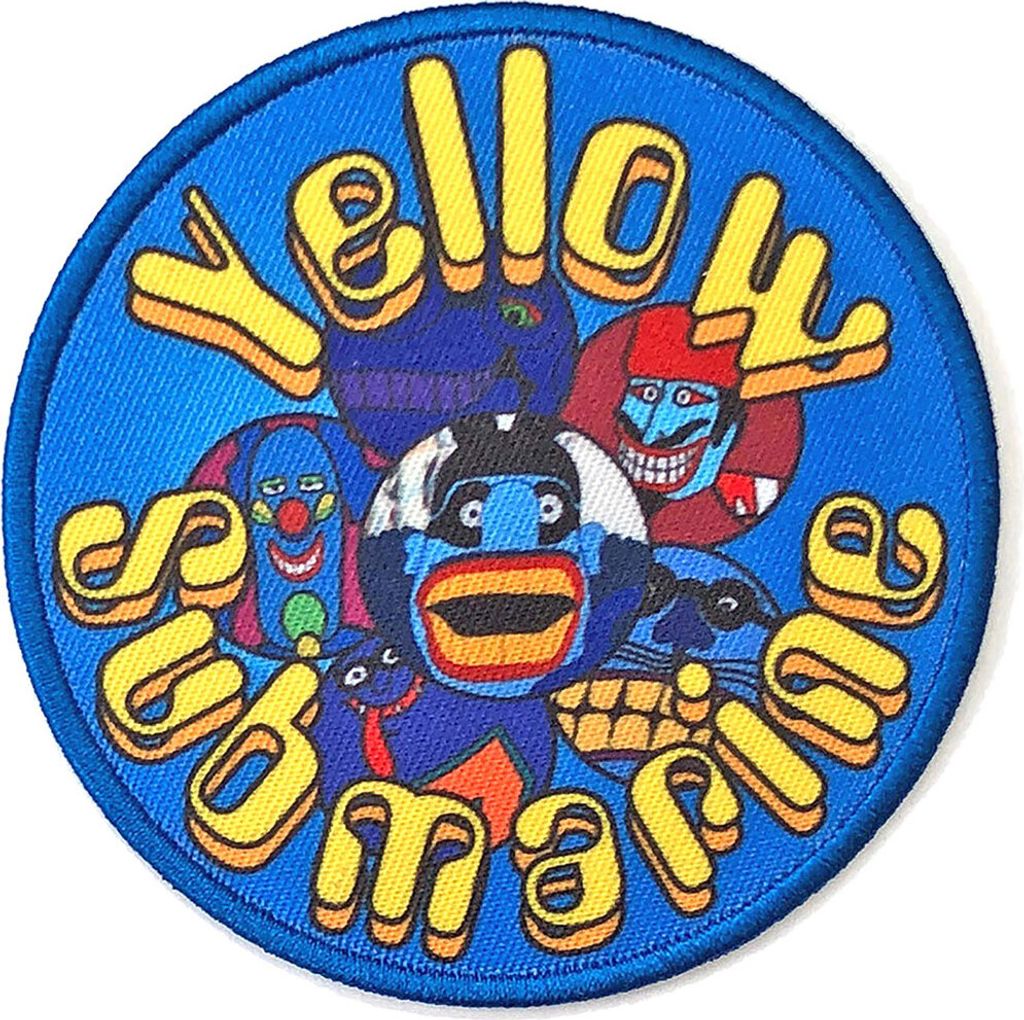 The Beatles Yellow Submarine Baddies Circle Aufnäher zum Aufnähen