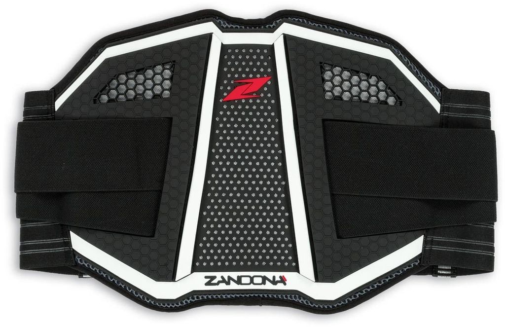 Zandona Predator Belt White-Black XS Motorrad nierengurt