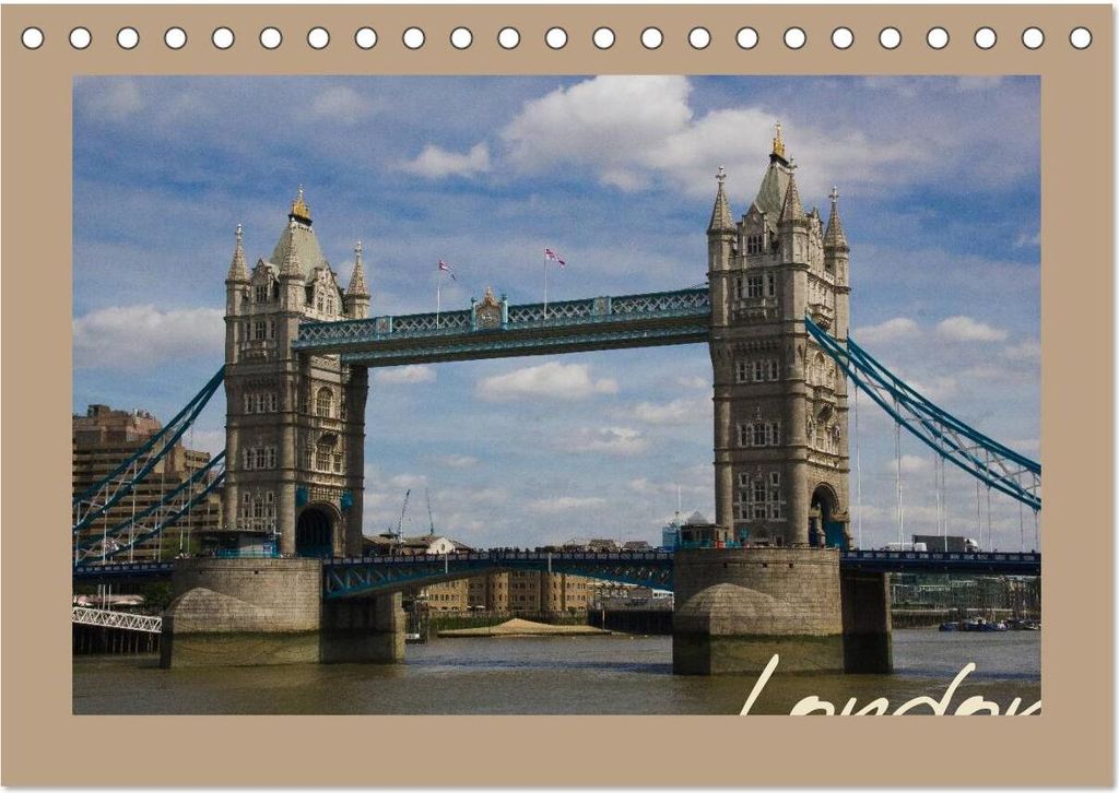 London (Tischkalender 2026 DIN A5 quer), CALVENDO Monatskalender