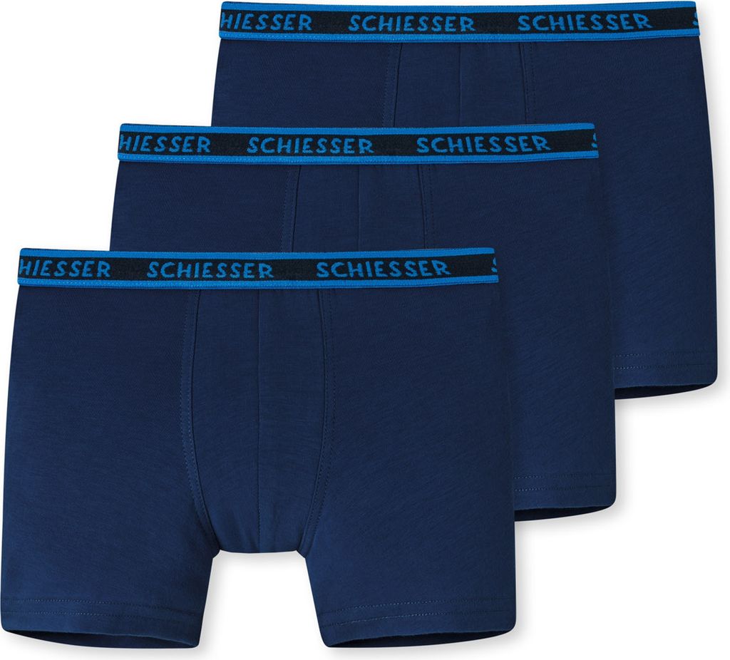 Schiesser Kleinkinder Jungen 9 er Pack Shorts Darkblue Gr. 140