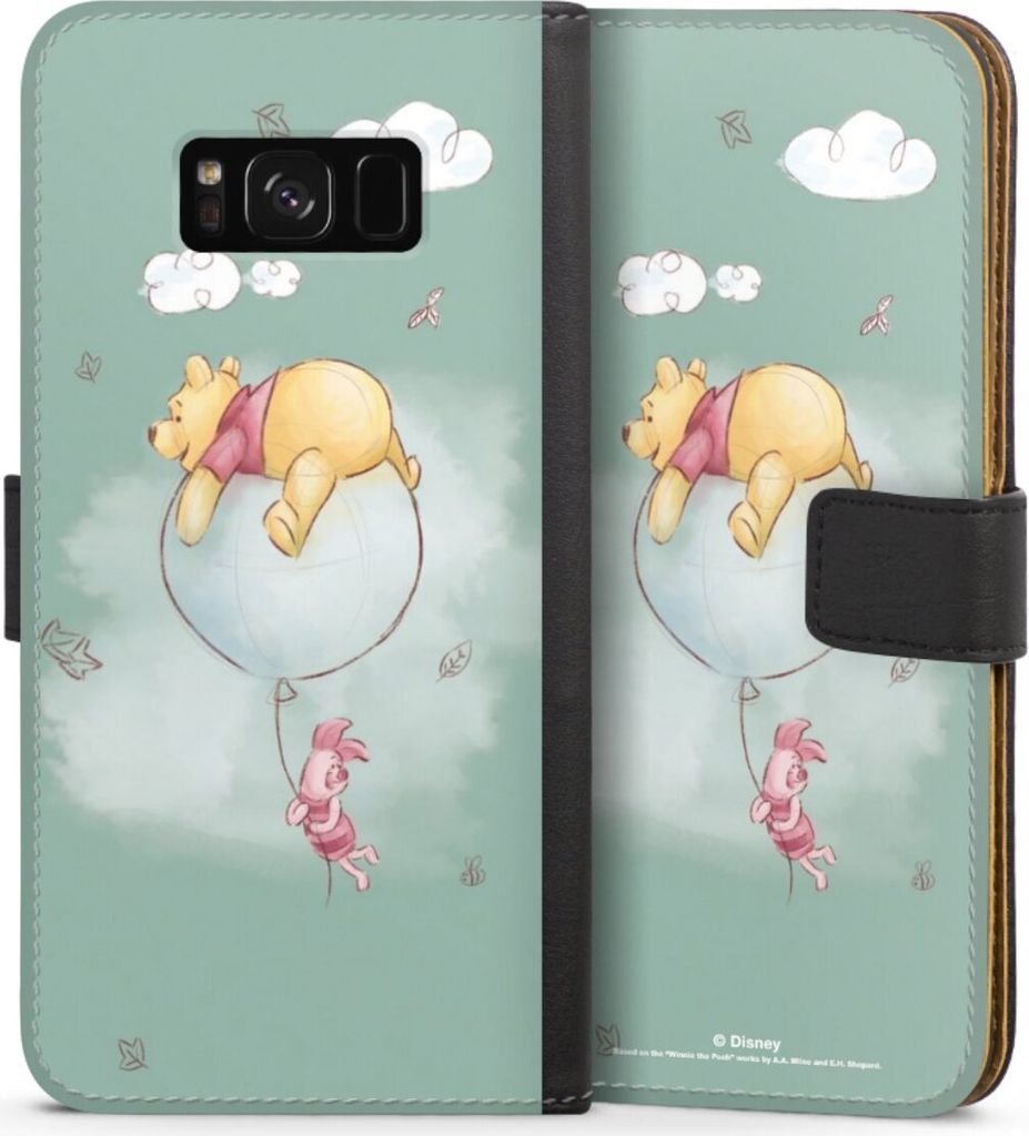 DeinDesign Klapphülle für Samsung Galaxy S8 Plus Handytasche Lederhülle Tasche Bär Disney Winnie Puuh
