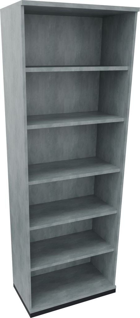 Regal 6OH B800xT442xH2221mm Anthrazit-Metallic/Beton hell