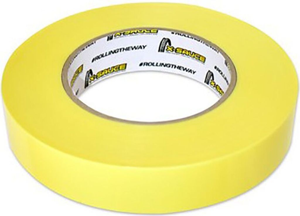 X-sauce Tubeless Adhesive Felgenband 66 M Gelb 25 mm Gelb 25 mm